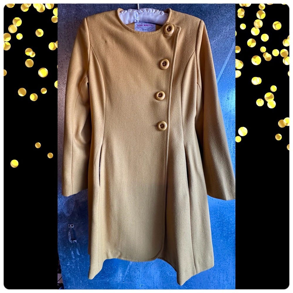 Vintage Mustard Yellow Coat